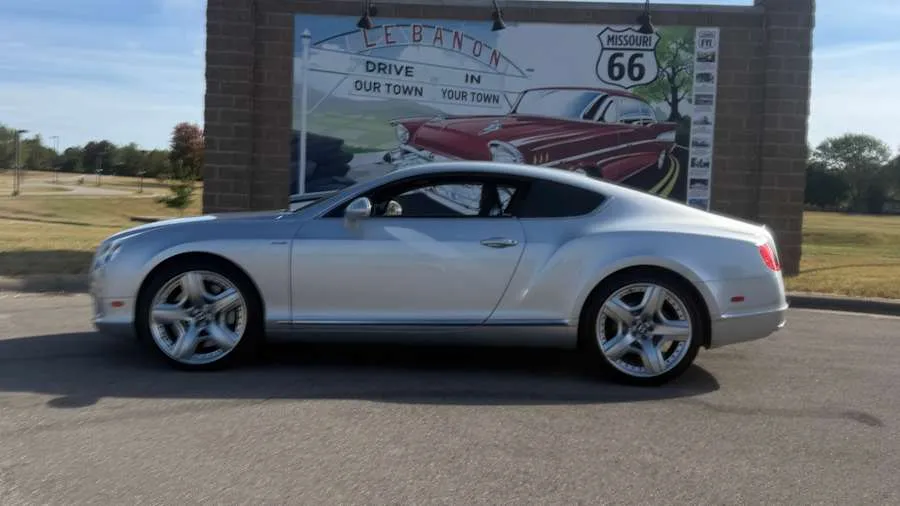 Silver 2012 Bentley Continential GT