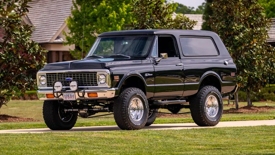Black 1971 Chevrolet K5 Blazer Custom