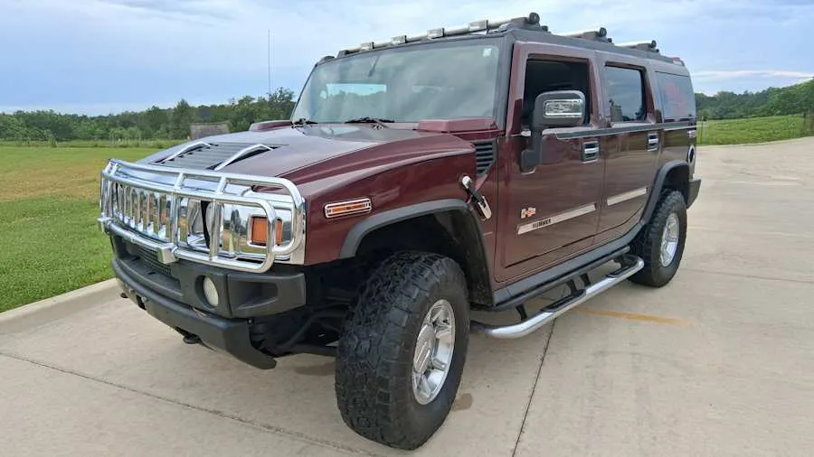 Bordeaux Red 2006 Hummer H2