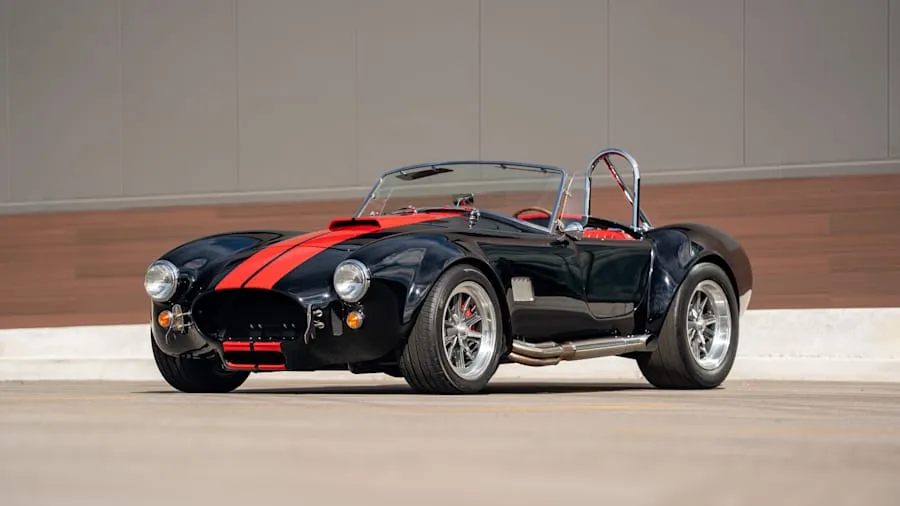 Black/Red 1965 Factory Five Shelby Cobra Mk4 Replica