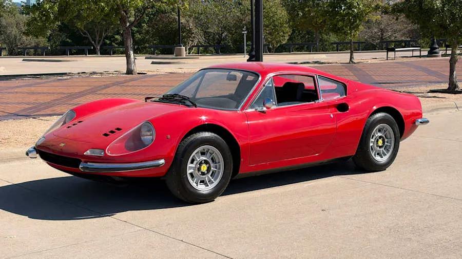 Red 1972 Ferrari Dino 246 GT