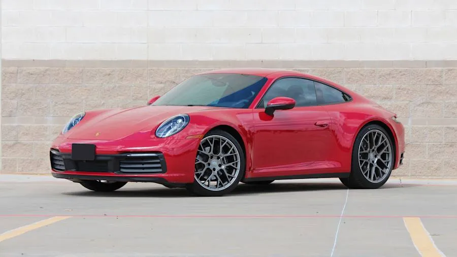 Carmine Red 2023 Porsche 911 Carrera 4