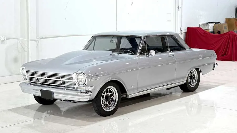 Silver 1962 Chevrolet Nova 400