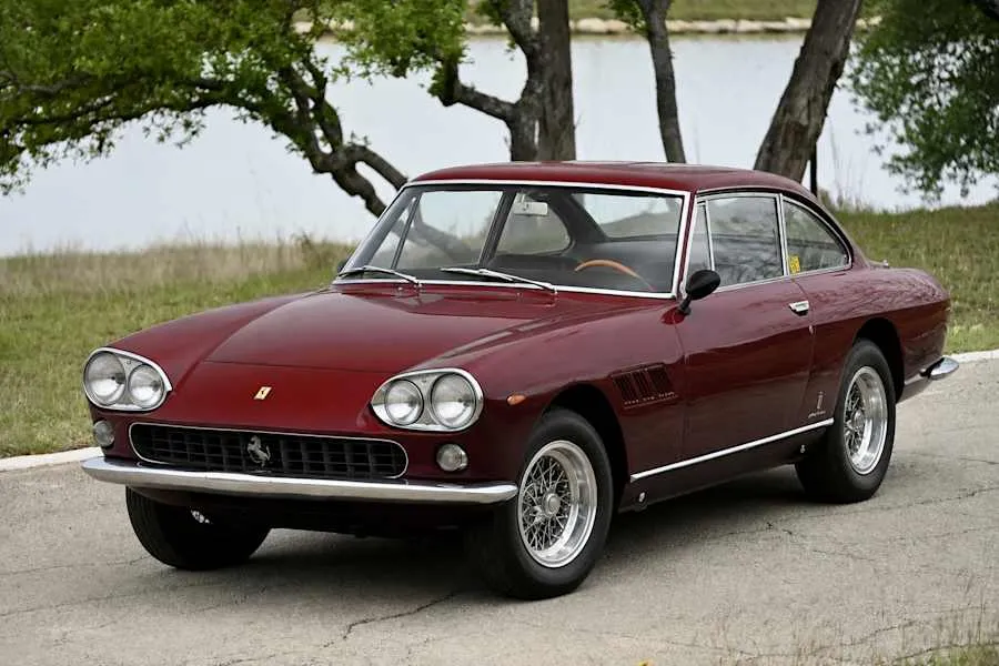 Maroon 1965 Ferrari 330 2+2
