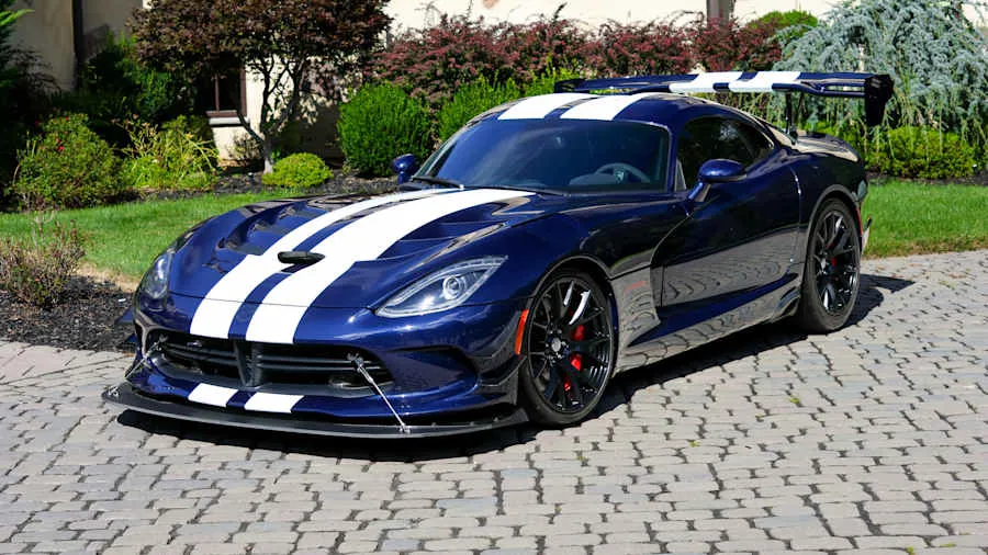 Blue 2016 Dodge Viper ACR Extreme