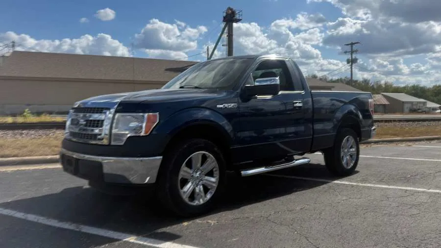 Blue 2013 Ford F-150