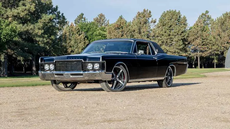 Black 1969 Lincoln Continental