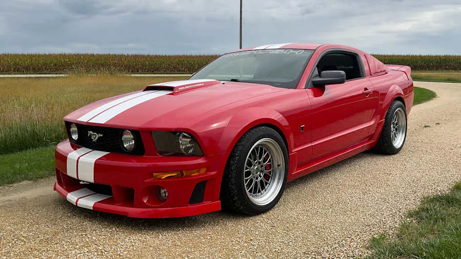 Torch Red 2006 Ford Mustang Roush Stage 3