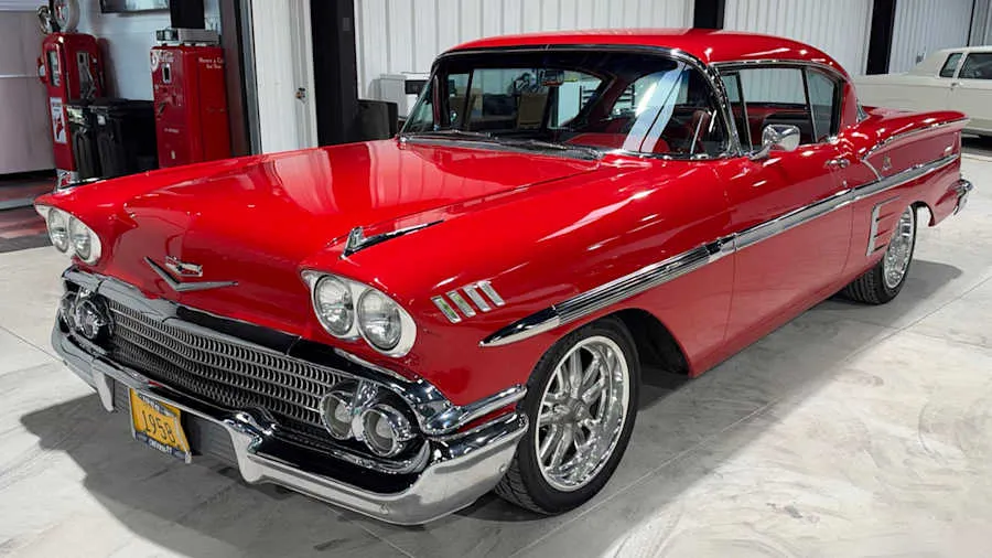 Red 1958 Chevrolet Impala