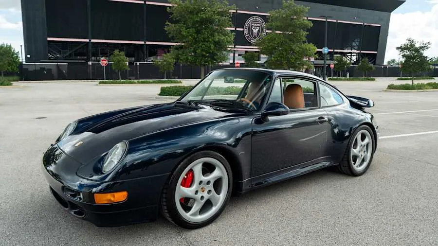 Ocean Blue 1997 Porsche 911 Turbo