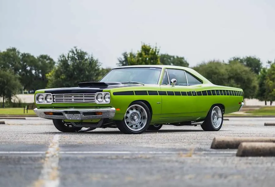 Snakeskin Green 1969 Plymouth Satellite Custom