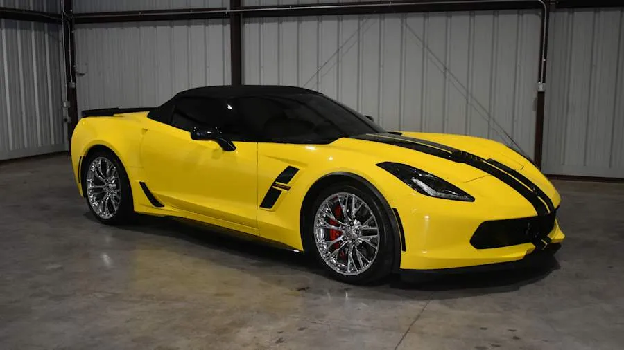 Corvette Racing Yellow 2017 Chevrolet Corvette Grand Sport 2LT