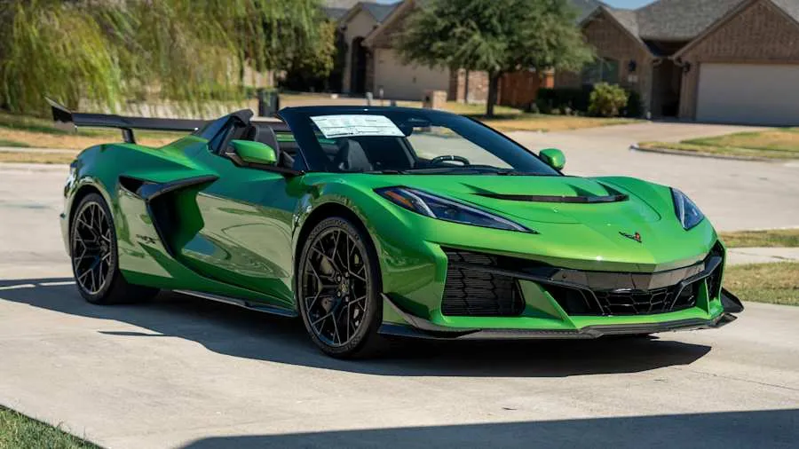 Roswell Green Metallic 2027 Chevrolet Corvette ZR1X 3LZ
