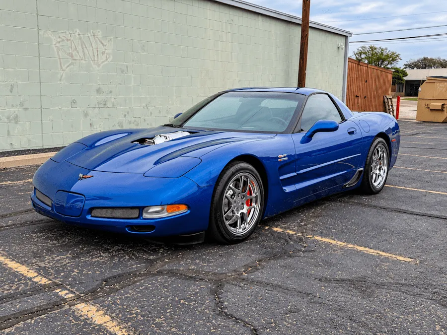 Electric Blue 2002 Chevrolet Corvette Z06