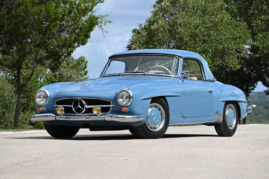 Light Blue 1962 Mercedes-Benz 190SL