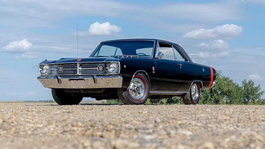 Black 1968 Dodge Dart GTS