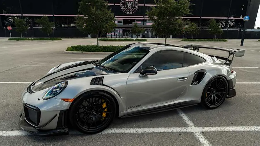 Silver 2018 Porsche 911 GT2 RS