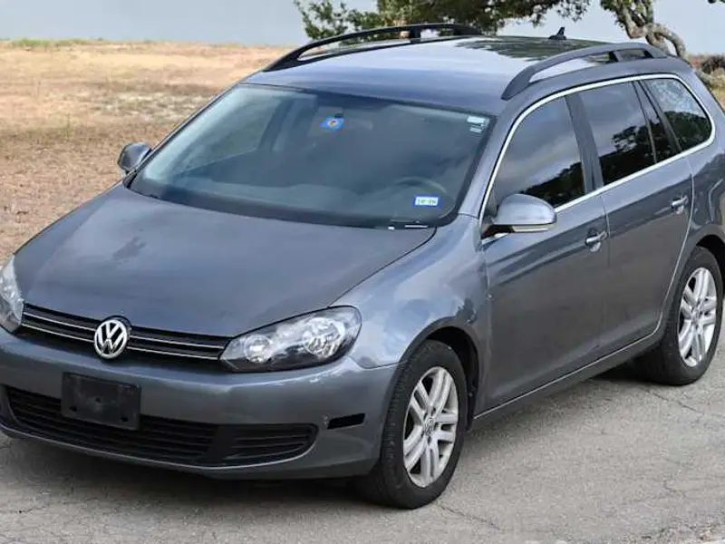 Gray 2014 Volkswagen Jetta SportWagen TDI