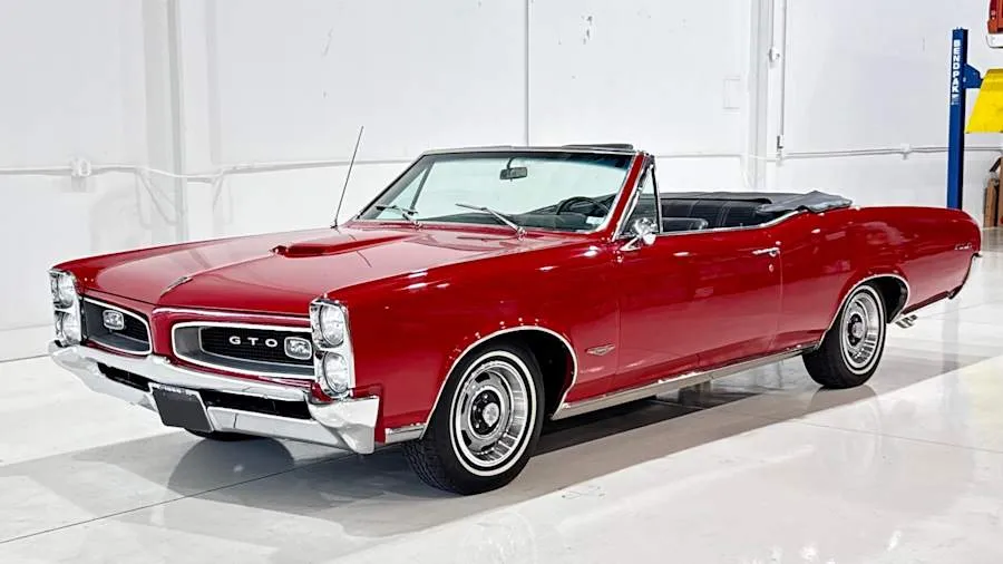 Red 1966 Pontiac GTO