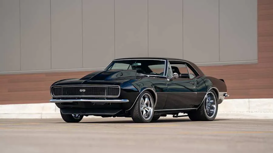 Black 1967 Chevrolet Camaro Custom