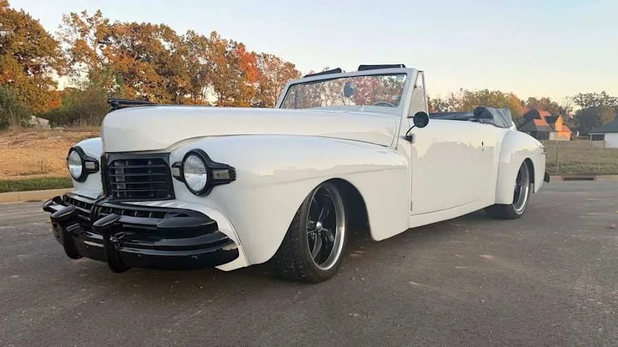 White 1947 Lincoln Continental Custom