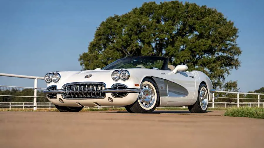 White/Silver 2013 Chevrolet Corvette CRC Conversion