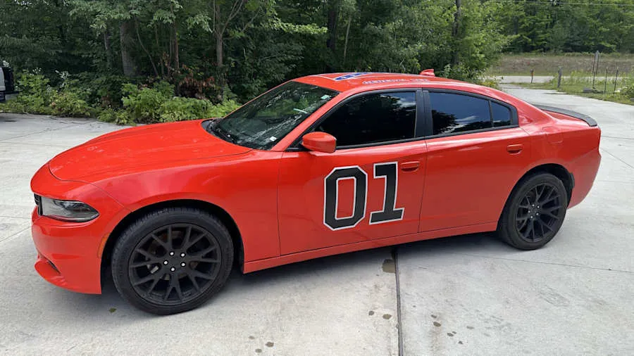 Orange 2016 Dodge Charger Custom