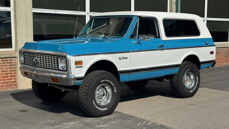 Hawaiian Blue 1972 Chevrolet K5 Blazer