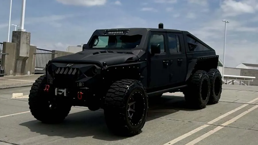 Black 2021 Jeep Gladiator Apocalypse Hellfire 6x6