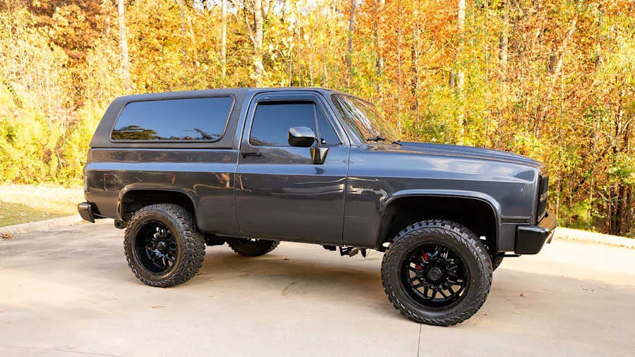 Frozen Dark Gray Metallic 1987 GMC K5 Jimmy Sierra