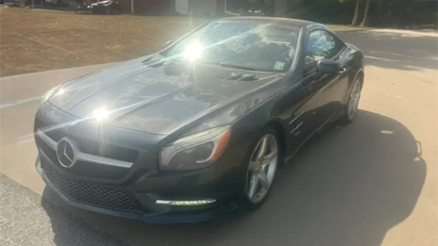 Gray 2013 Mercedes-Benz SL550