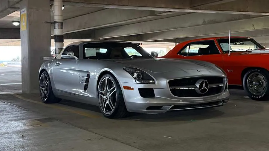 Iridium Silver 2012 Mercedes-Benz SLS AMG