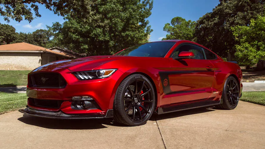 Ruby Red 2016 Ford Mustang GT Hennessey HPE800 25th Anniversary