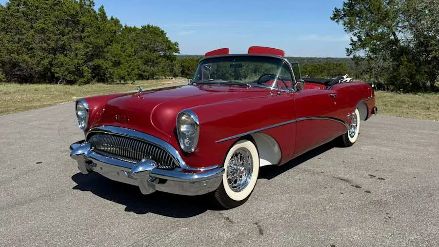 Red 1954 Buick Skylark