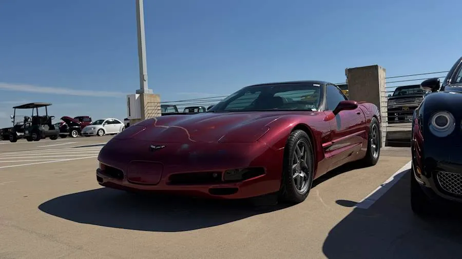 Red 2002 Chevrolet Corvette