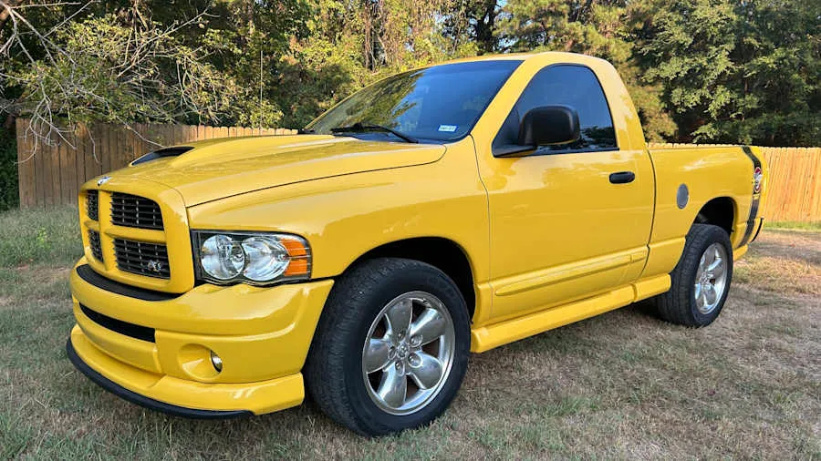 Solar Yellow 2005 Dodge Ram 1500 Rumble Bee