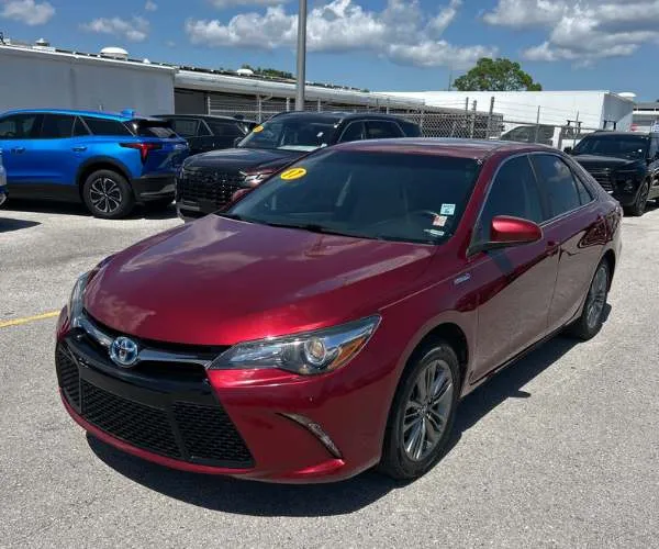 A 2017 Toyota Camry Hybrid