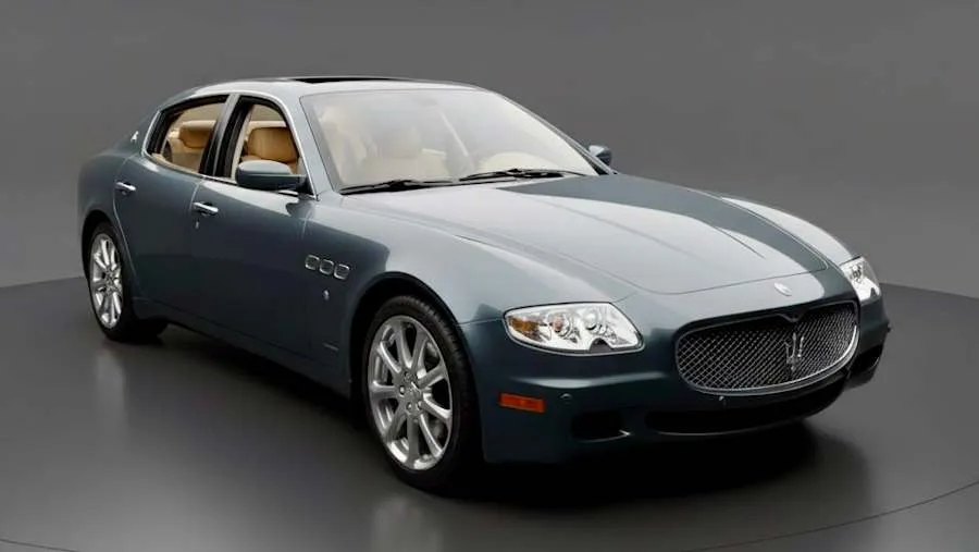 Blue 2007 Maserati Quattroporte Executive GT