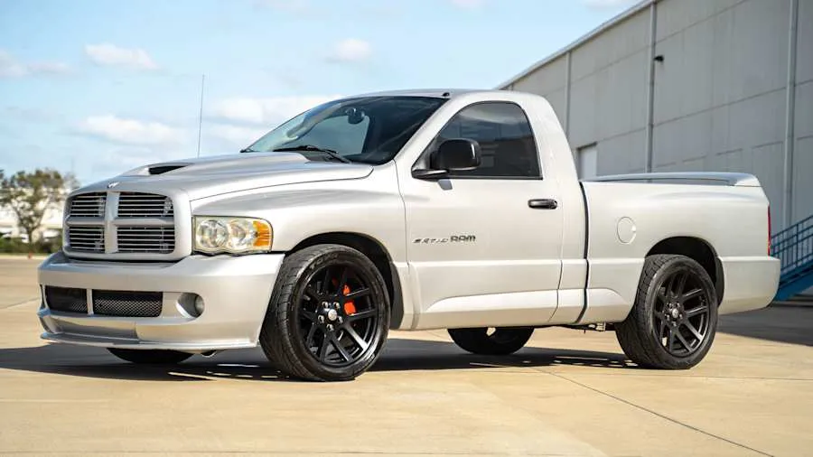 Silver 2005 Dodge Ram SRT-10