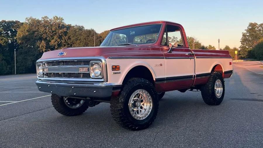 Copper/White 1970 GMC K10