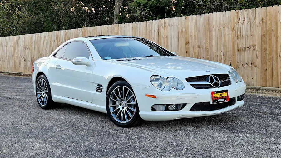 Alabaster White 2004 Mercedes-Benz SL600