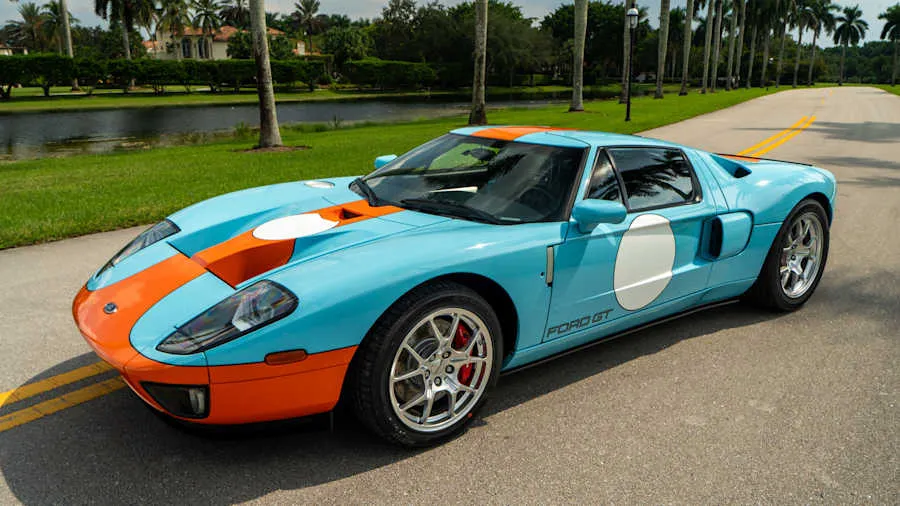 Heritage Blue/Orange 2006 Ford GT Heritage Edition