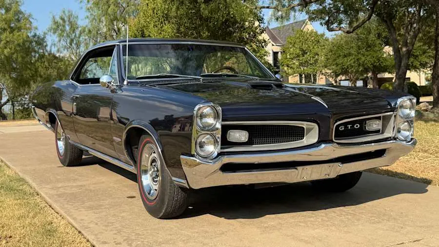 Blue 1966 Pontiac GTO