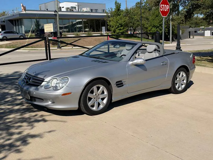 Silver 2003 Mercedes-Benz SL500