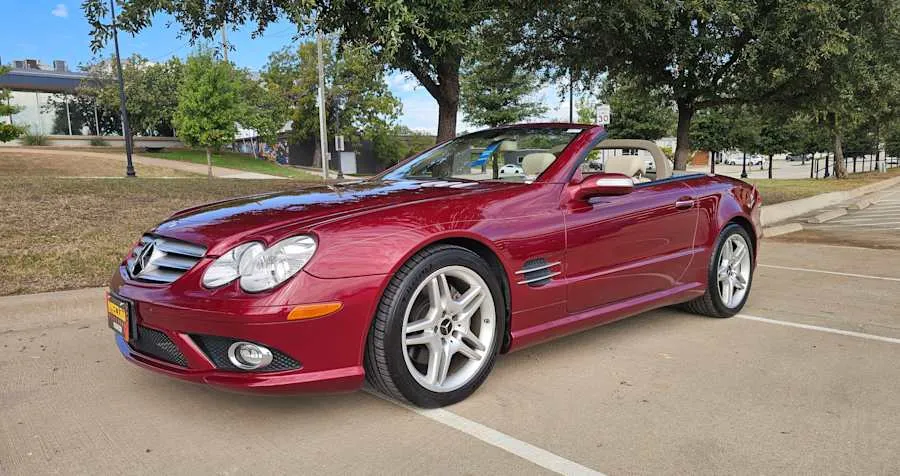 Storm Red 2007 Mercedes-Benz SL550