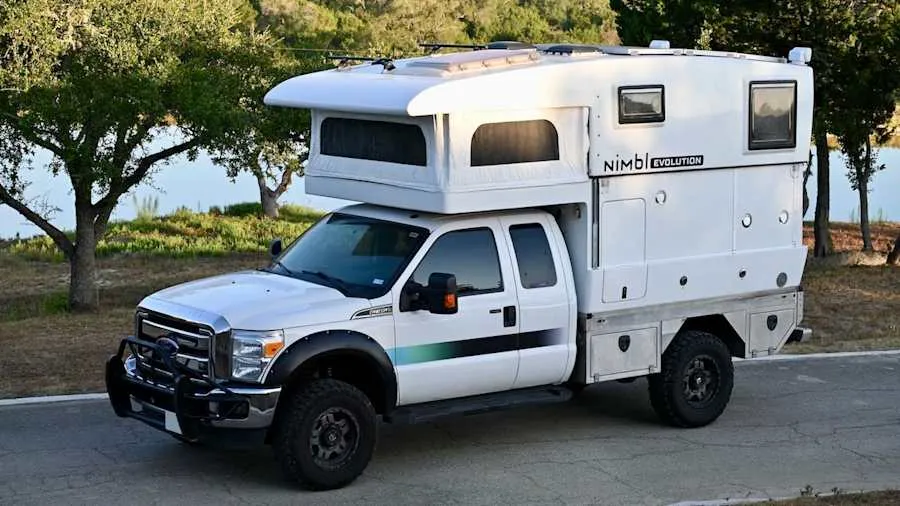 White 2016 Ford F-350 XP Camper