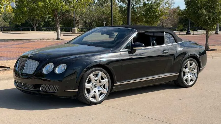 Black 2008 Bentley Continental GTC
