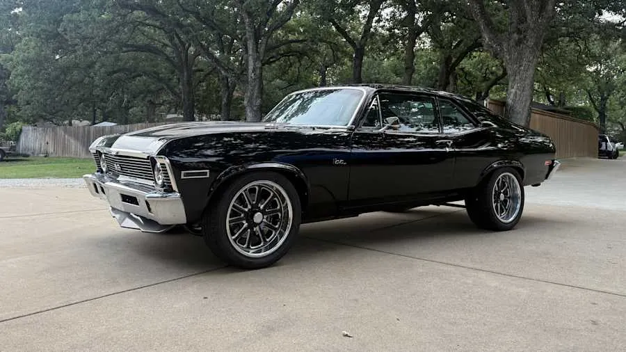 Black 1970 Chevrolet Nova Custom