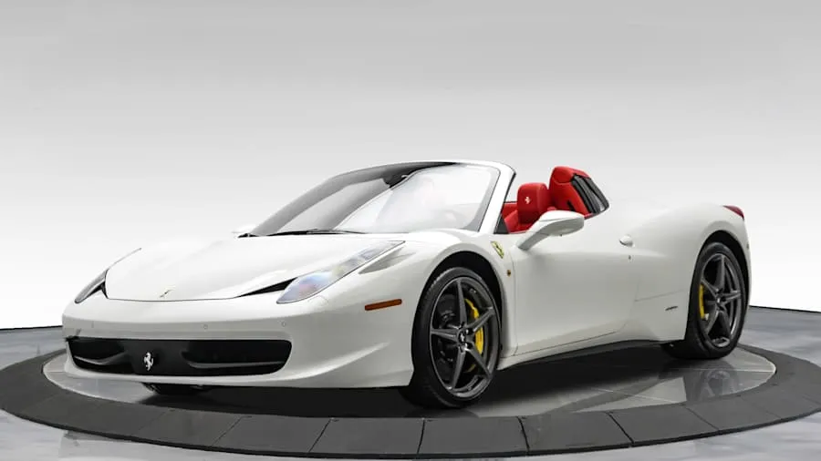 Bianco Avus 2015 Ferrari 458 Spider