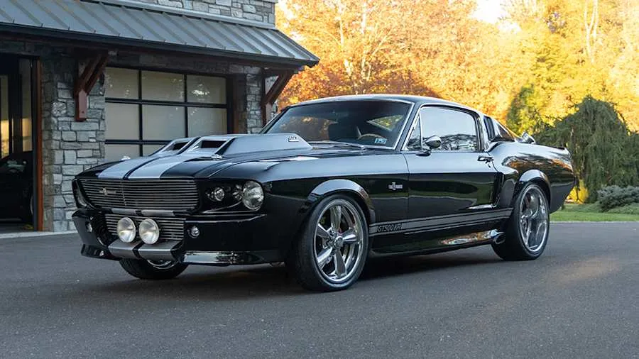 Black 1968 Ford Mustang Custom